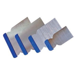 felület kaparó szett, 4db, kék műanyag markolat (BM)